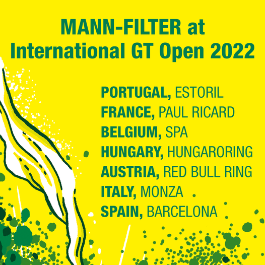 MANN-FILTER參加 2022 年國際 GT 公開賽