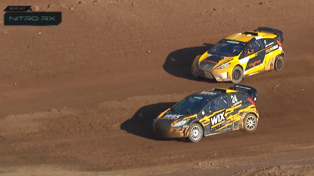  WIX FILTERS 與 Dreyer & Reinbold Racing 車隊參賽Nitro Rallycross 越野賽逆轉奪勝 